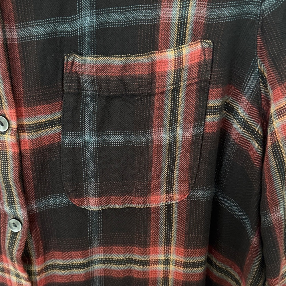 Pendleton Plaid Button Down Blouse - image 3